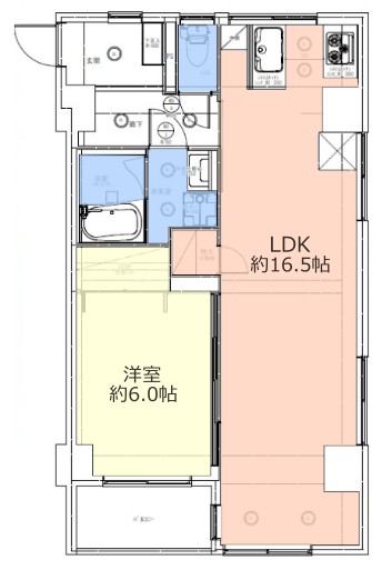 ライオンズマンション大山第2　3階　間取図